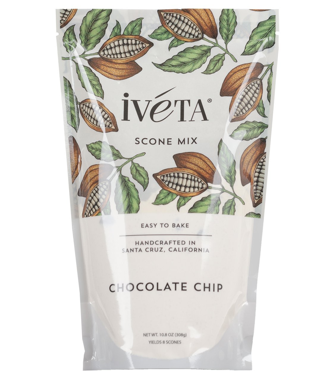 Ivéta Scone Mix (Assorted Flavors) - 10.8 oz. Bag (8 Scones) Chocolate Chip - Harney & Sons Fine Teas